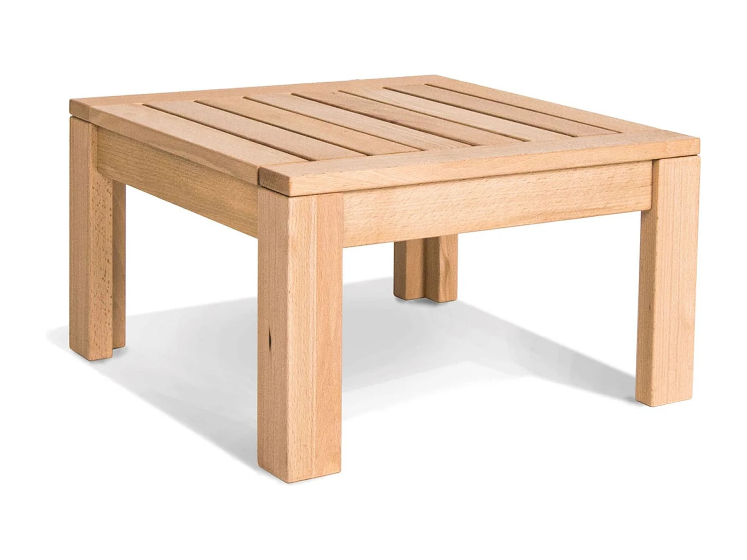 Bout de canapé bas en bois clair scandinave – MEXICO