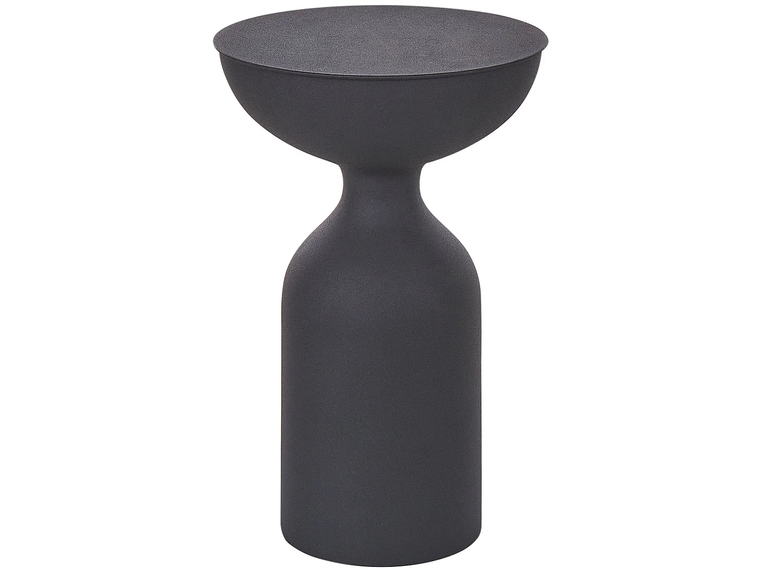 Bout de canapé rond en métal noir – COTA