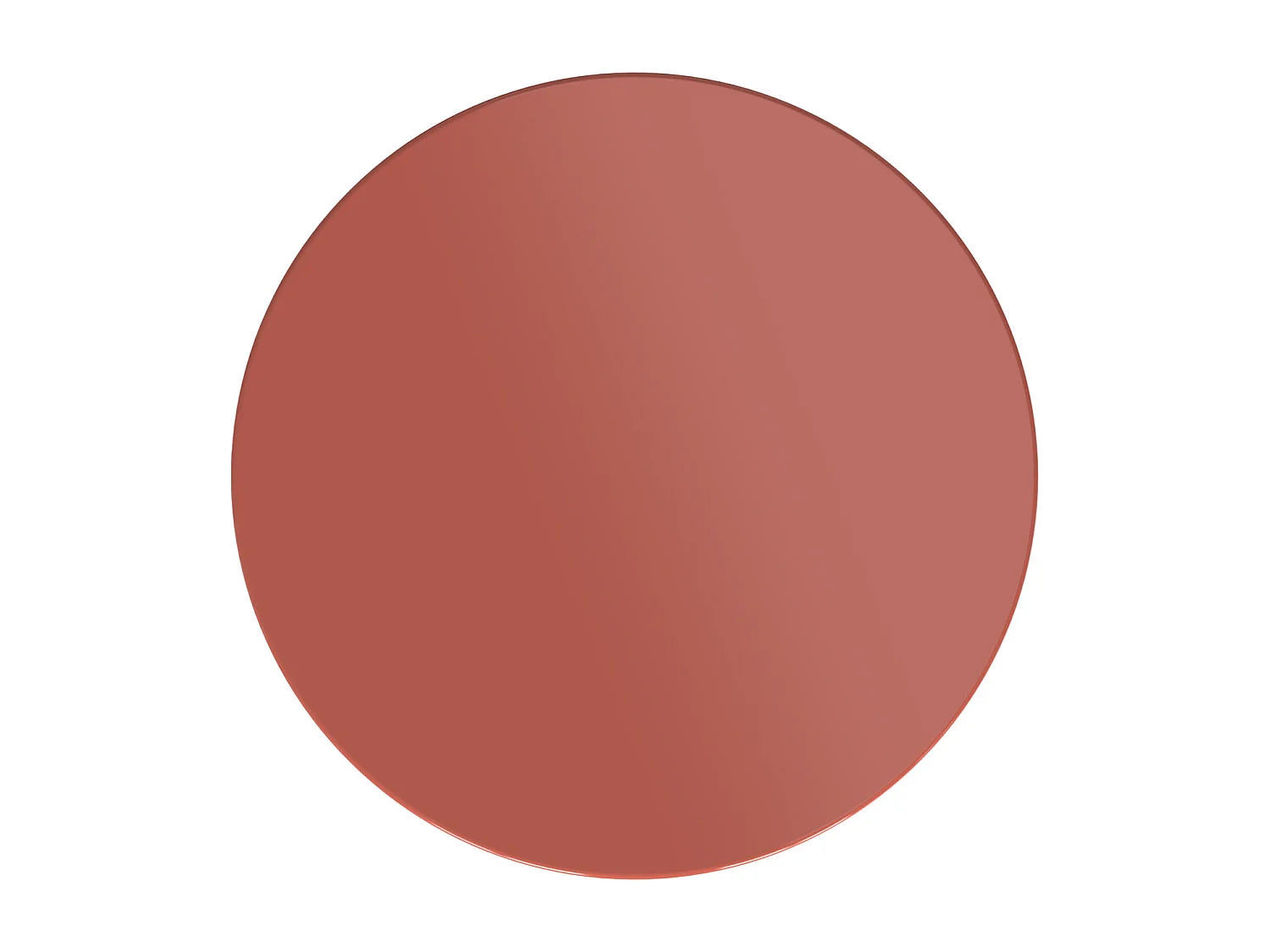 Bout de canapé en métal terracotta mat – ARGILE