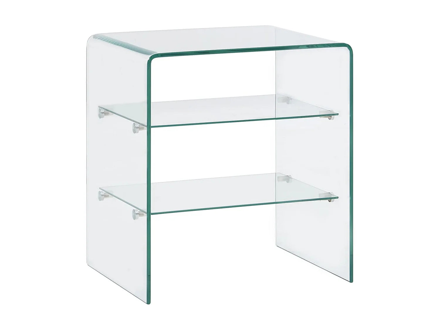 Bout de canapé en verre trempé transparent – CRISTÉO