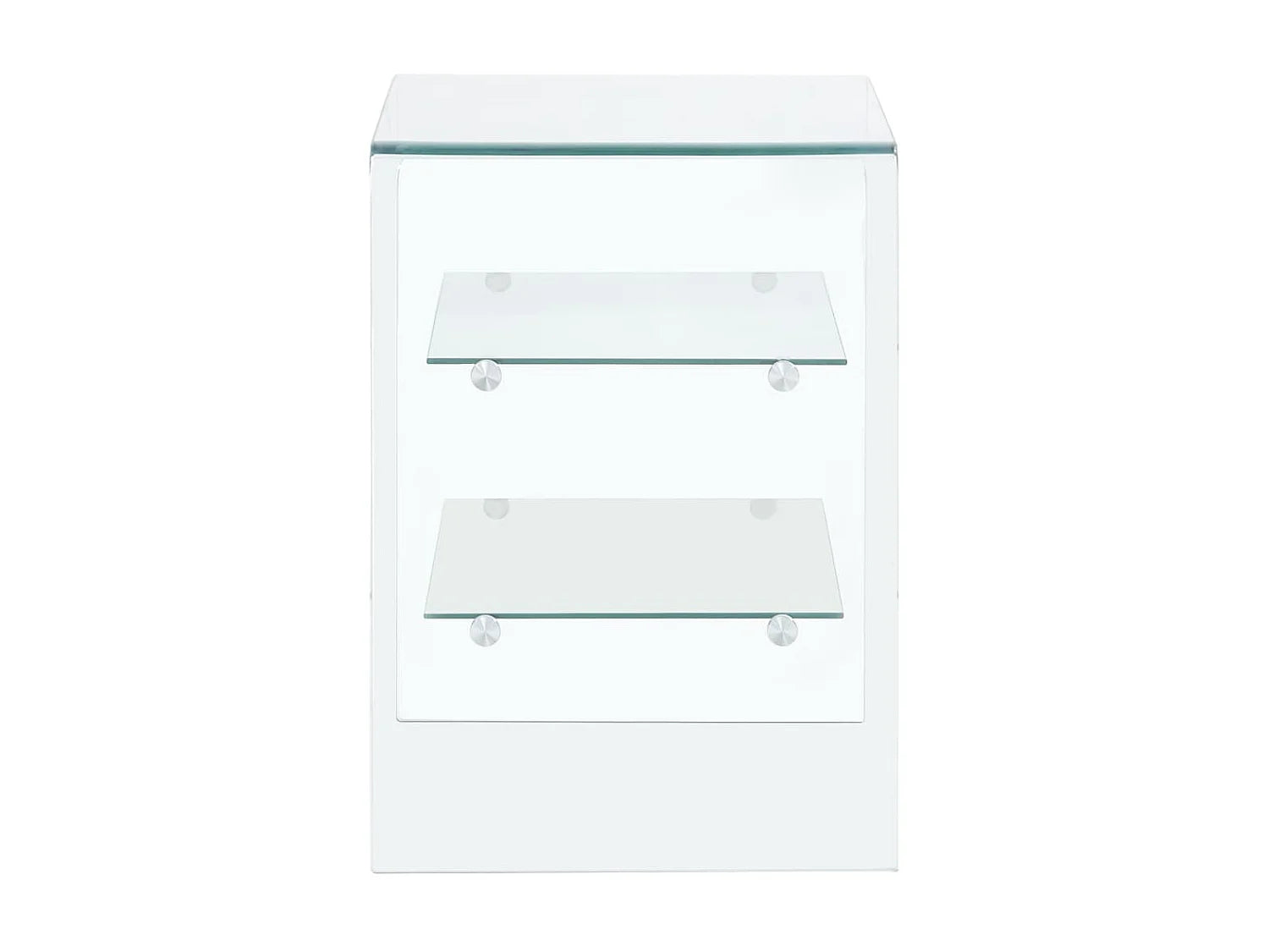 Bout de canapé en verre trempé transparent – CRISTÉO