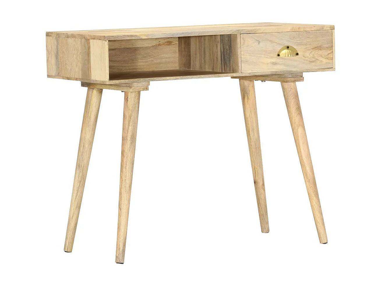 Bout de canapé console en manguier massif naturel – AGRA