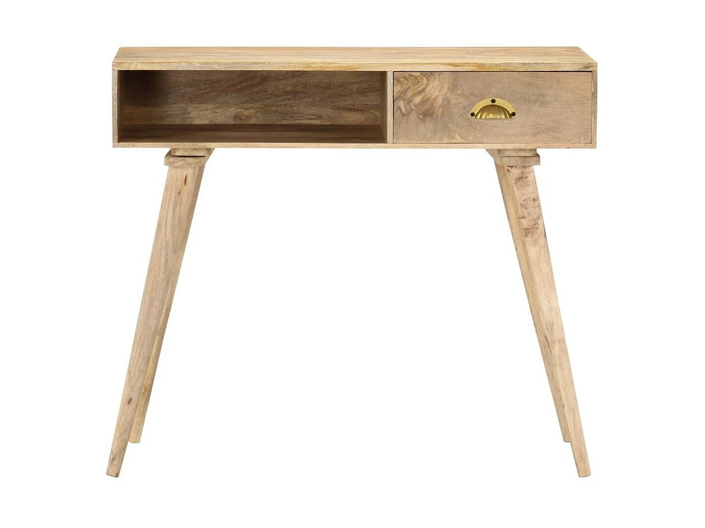 Bout de canapé console en manguier massif naturel – AGRA