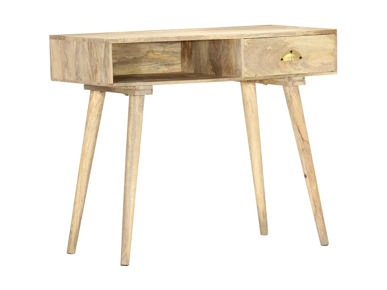 Bout de canapé console en manguier massif naturel – AGRA