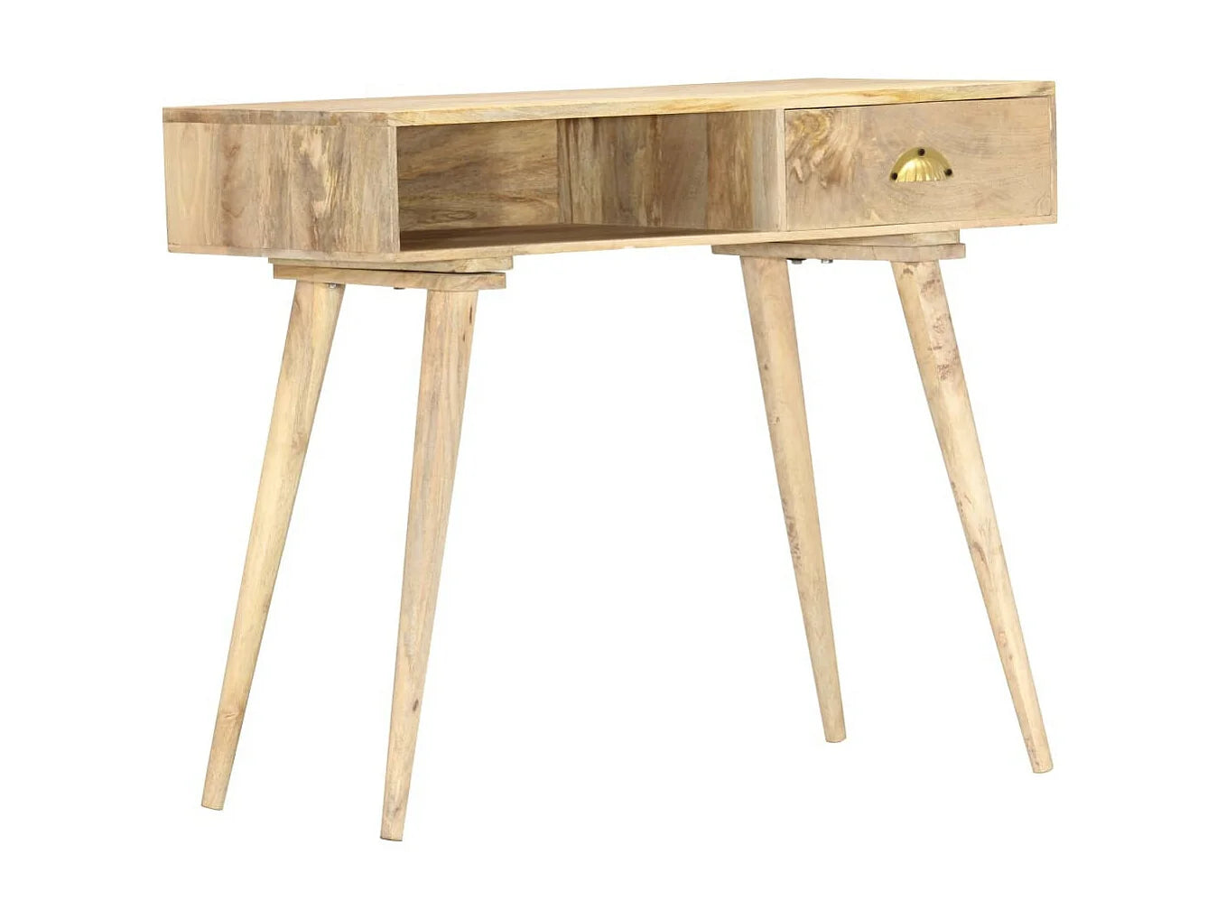 Bout de canapé console en manguier massif naturel – AGRA