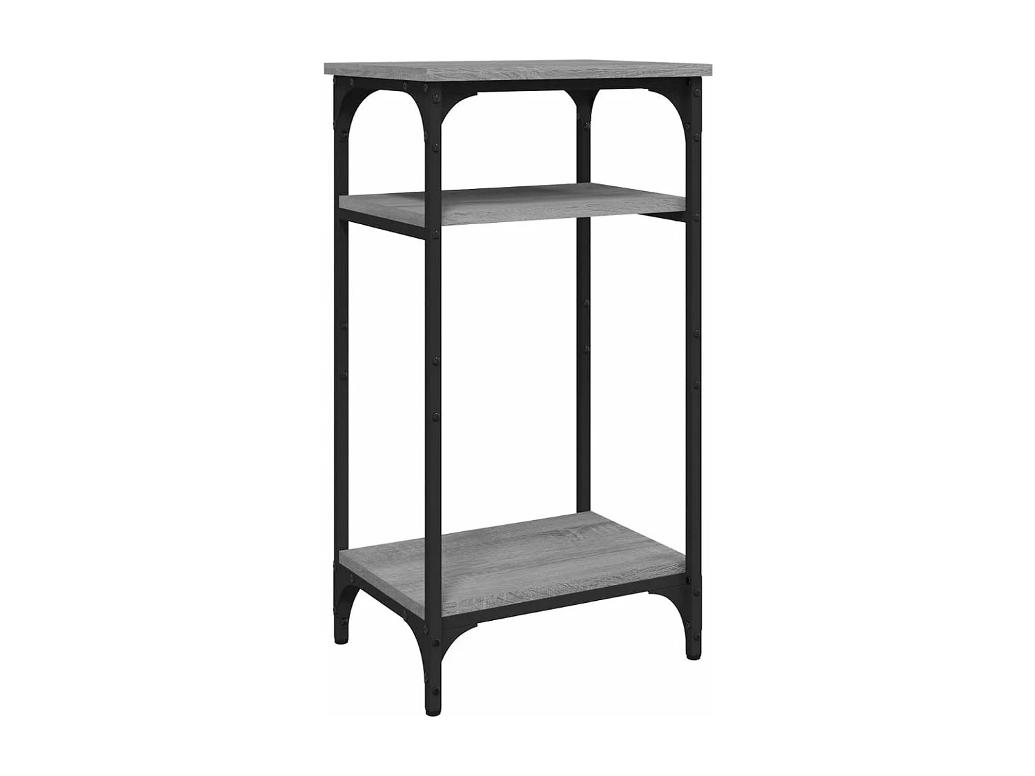 Bout de canapé en bois gris avec rangement – HALDEN