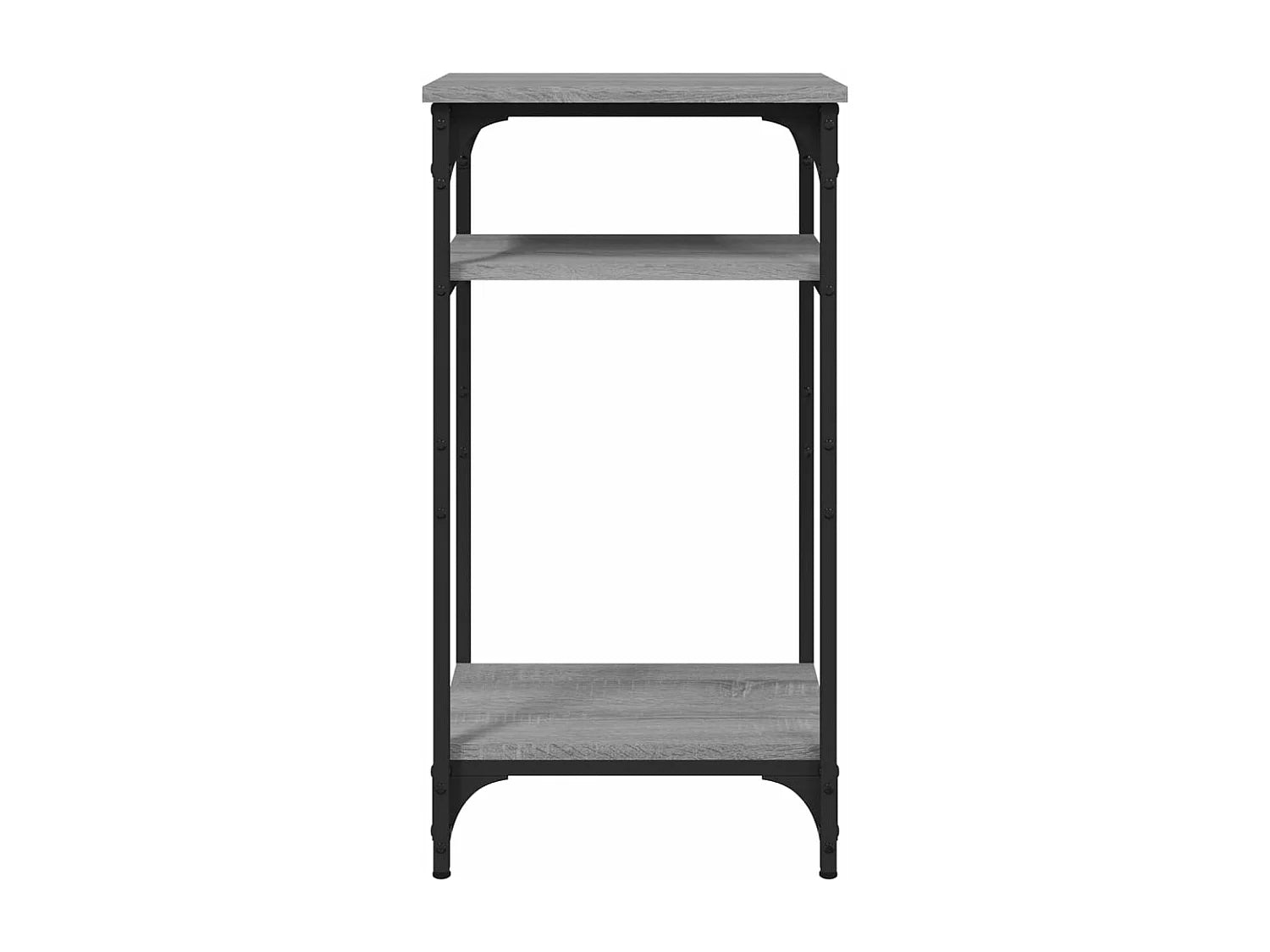 Bout de canapé en bois gris avec rangement – HALDEN