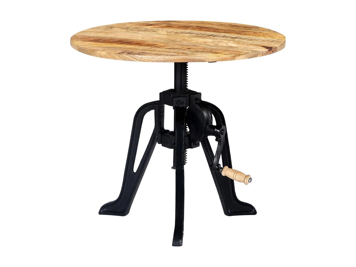 Bout de canapé bois de manguier et fonte marron – TALWAR