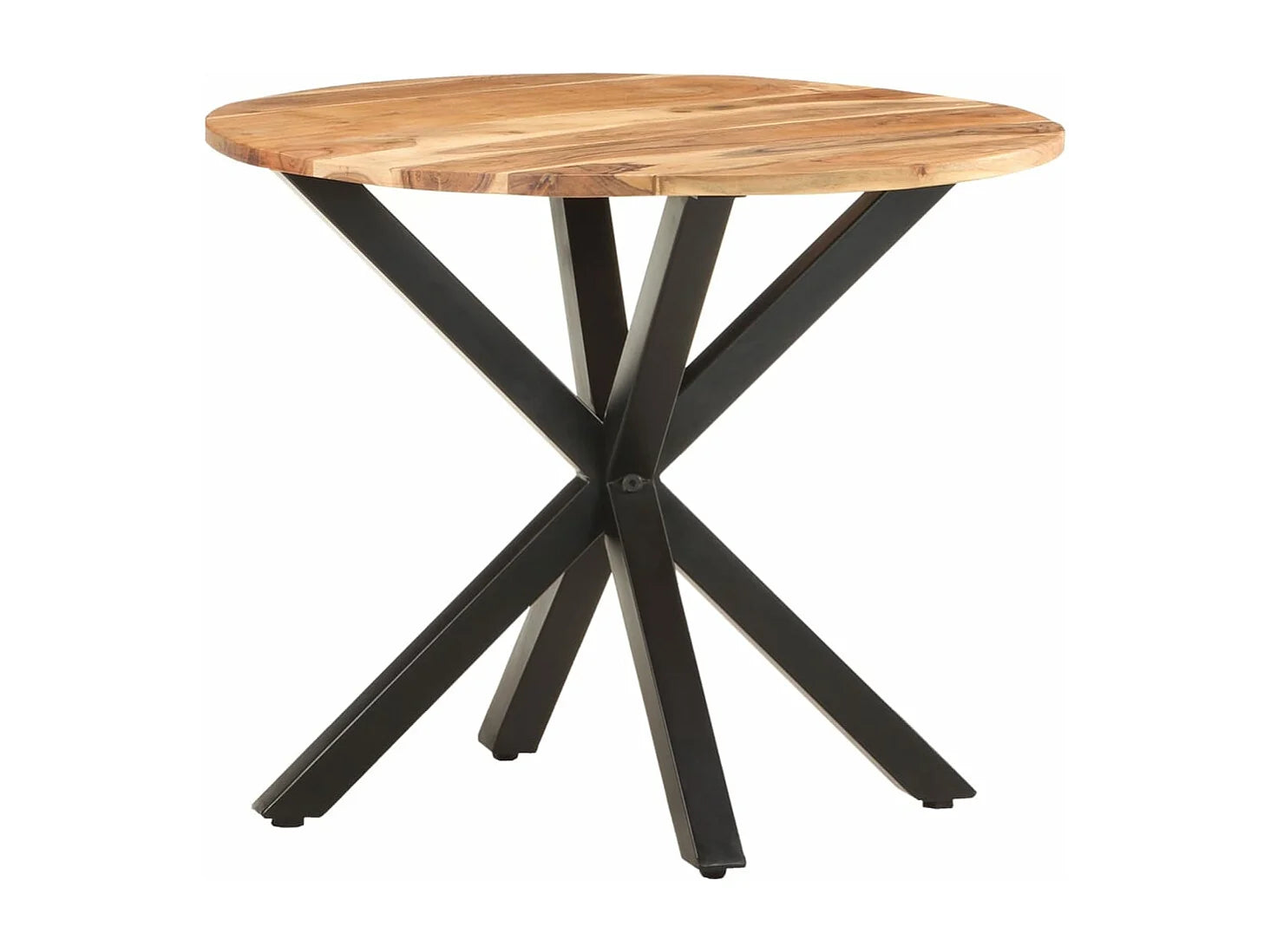 Bout de canapé carré en acacia massif marron – ACALI
