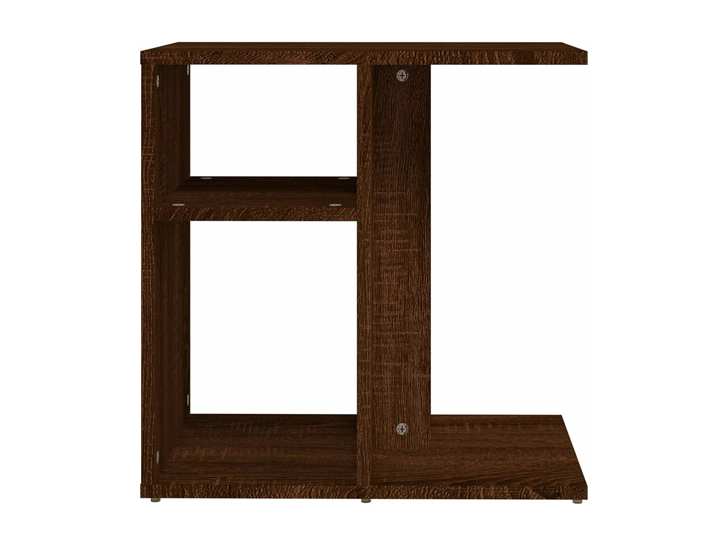 Bout de canapé en chêne marron format compact – QUERCUS
