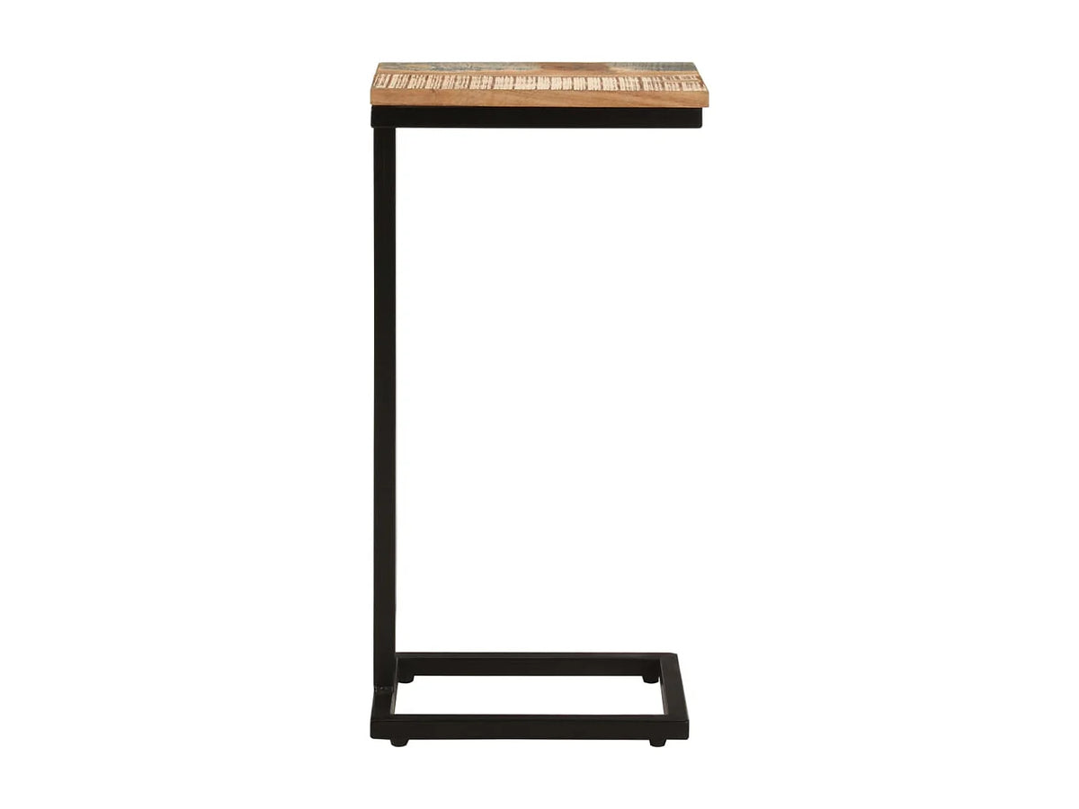 Bout de canapé bois de récupération marron – FERRO