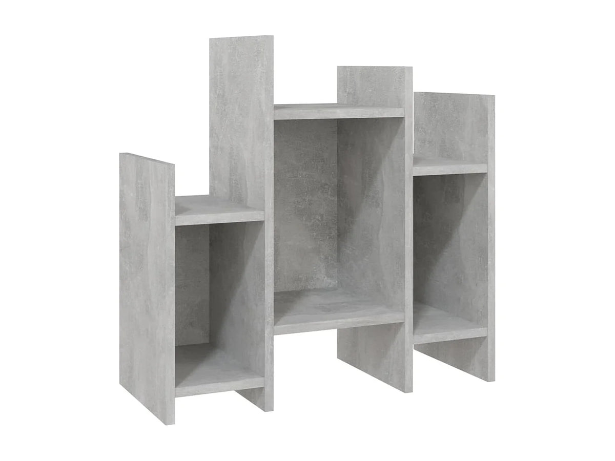 Bout de canapé colonne gris béton à étagères – MURO