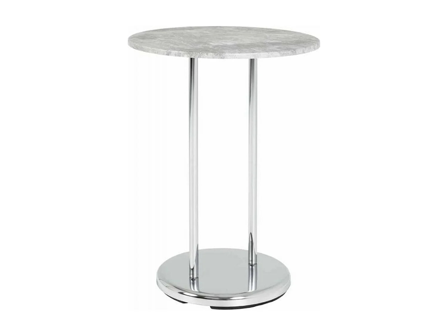 Bout de canapé rond effet béton gris – STONO