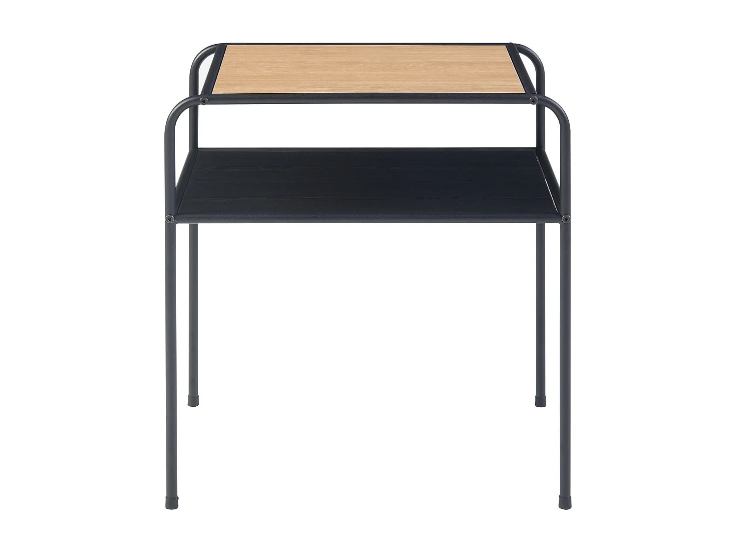 Bout de canapé rectangulaire bois et métal – KRODA