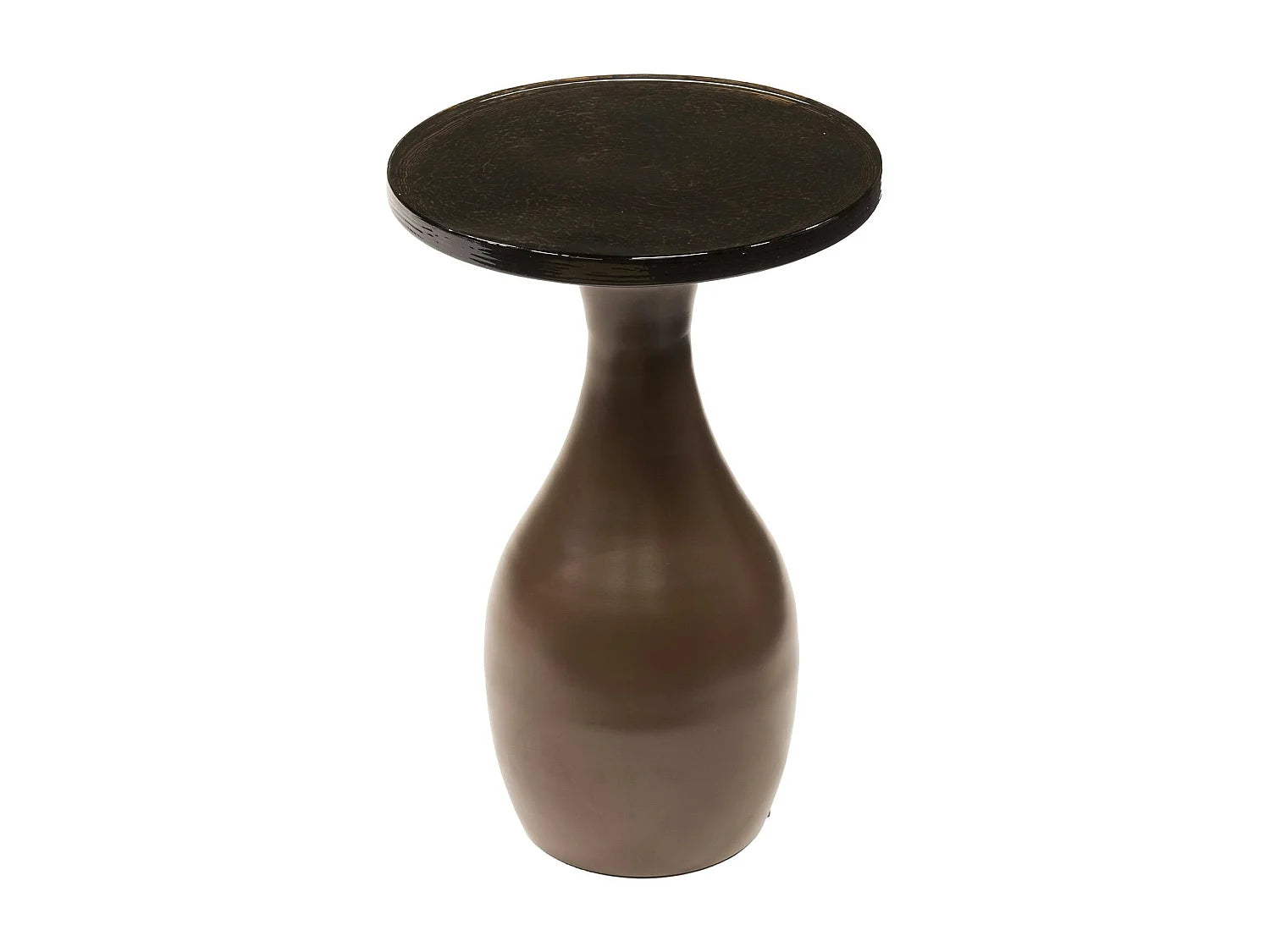 Bout de canapé en verre artisanal cuivré – ANSE