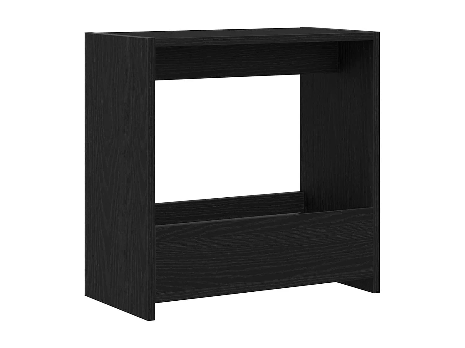 Bout de canapé chêne noir minimaliste – KALDO