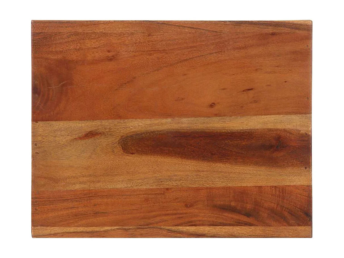 Bout de canapé en bois d'acacia massif marron – ACANTO