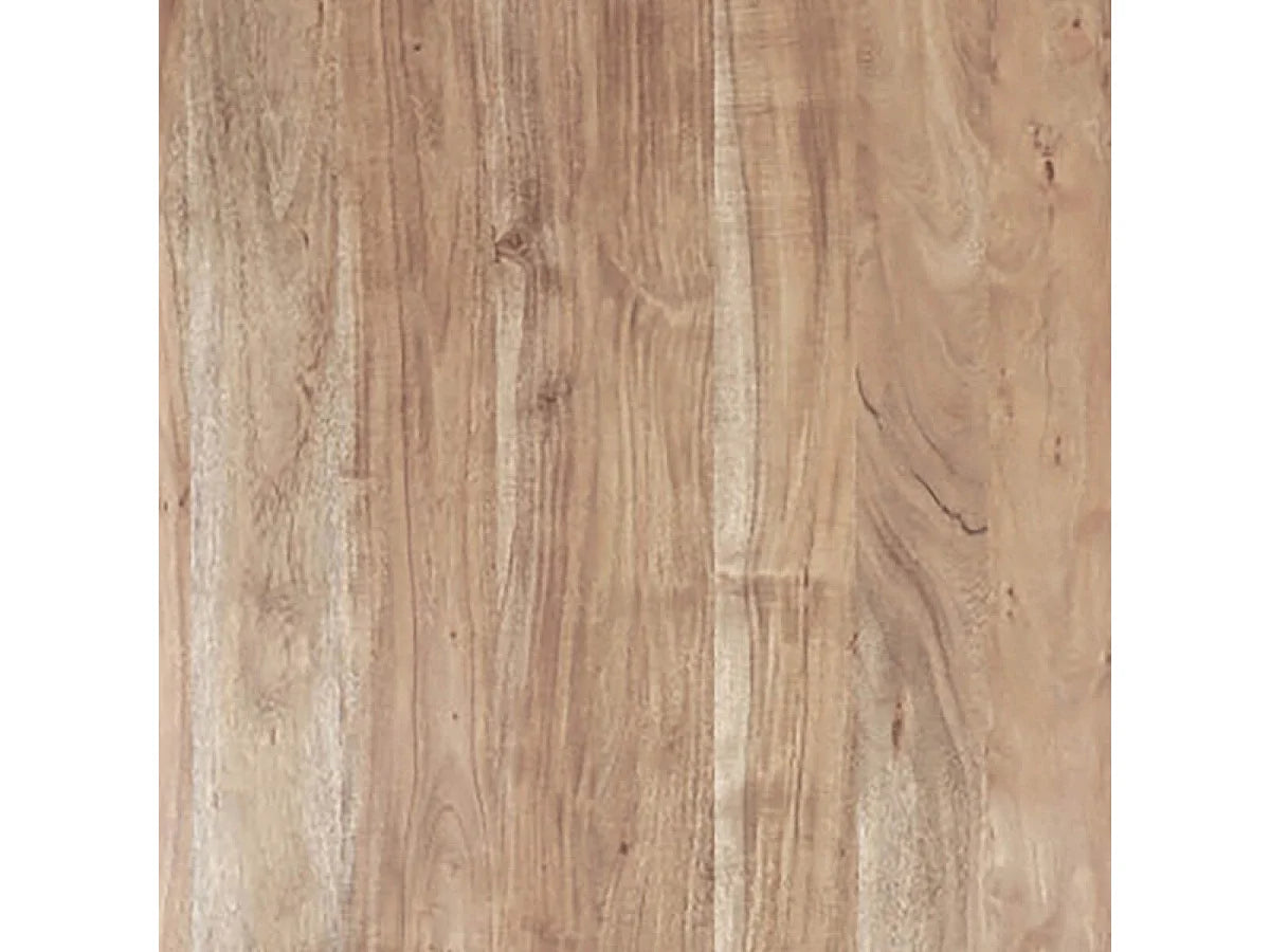 Bout de canapé acacia massif pied métal noir – ZELVARO