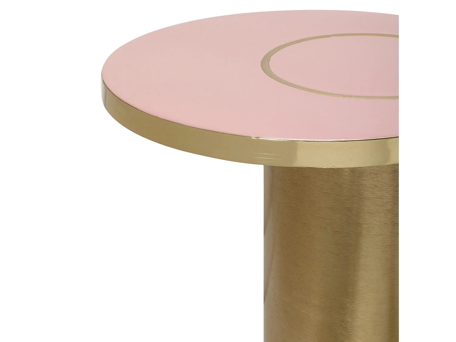 Bout de canapé Art Déco en métal doré – GATSBY