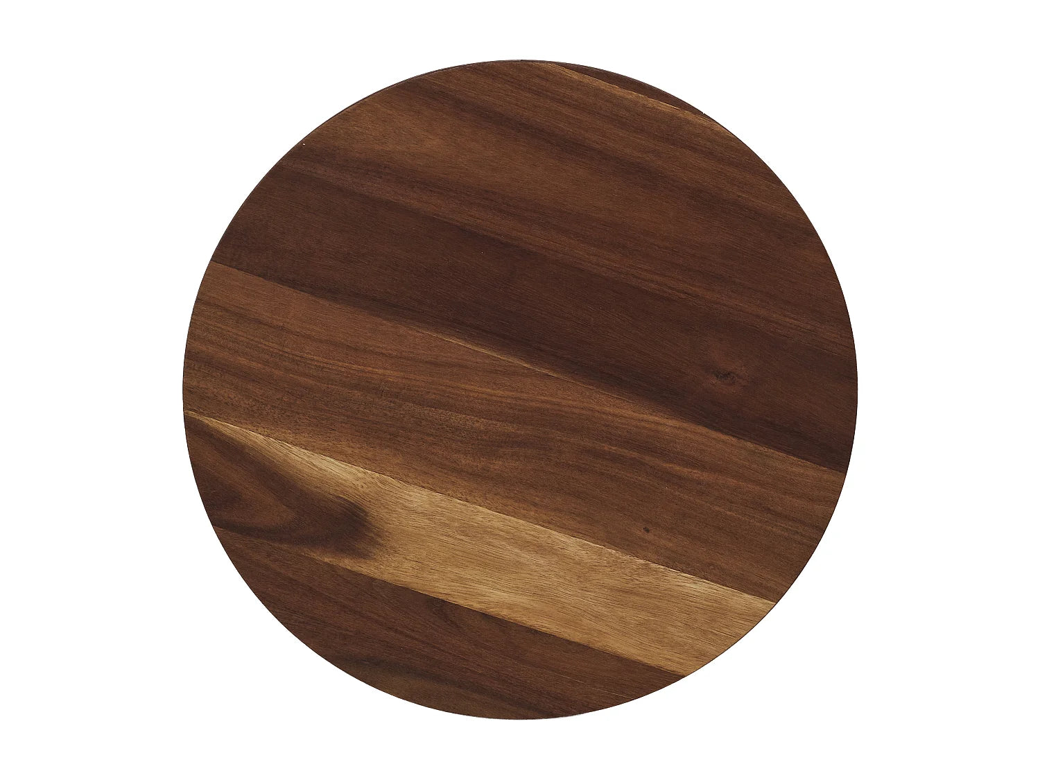 Bout de canapé rond marron design – WILLO