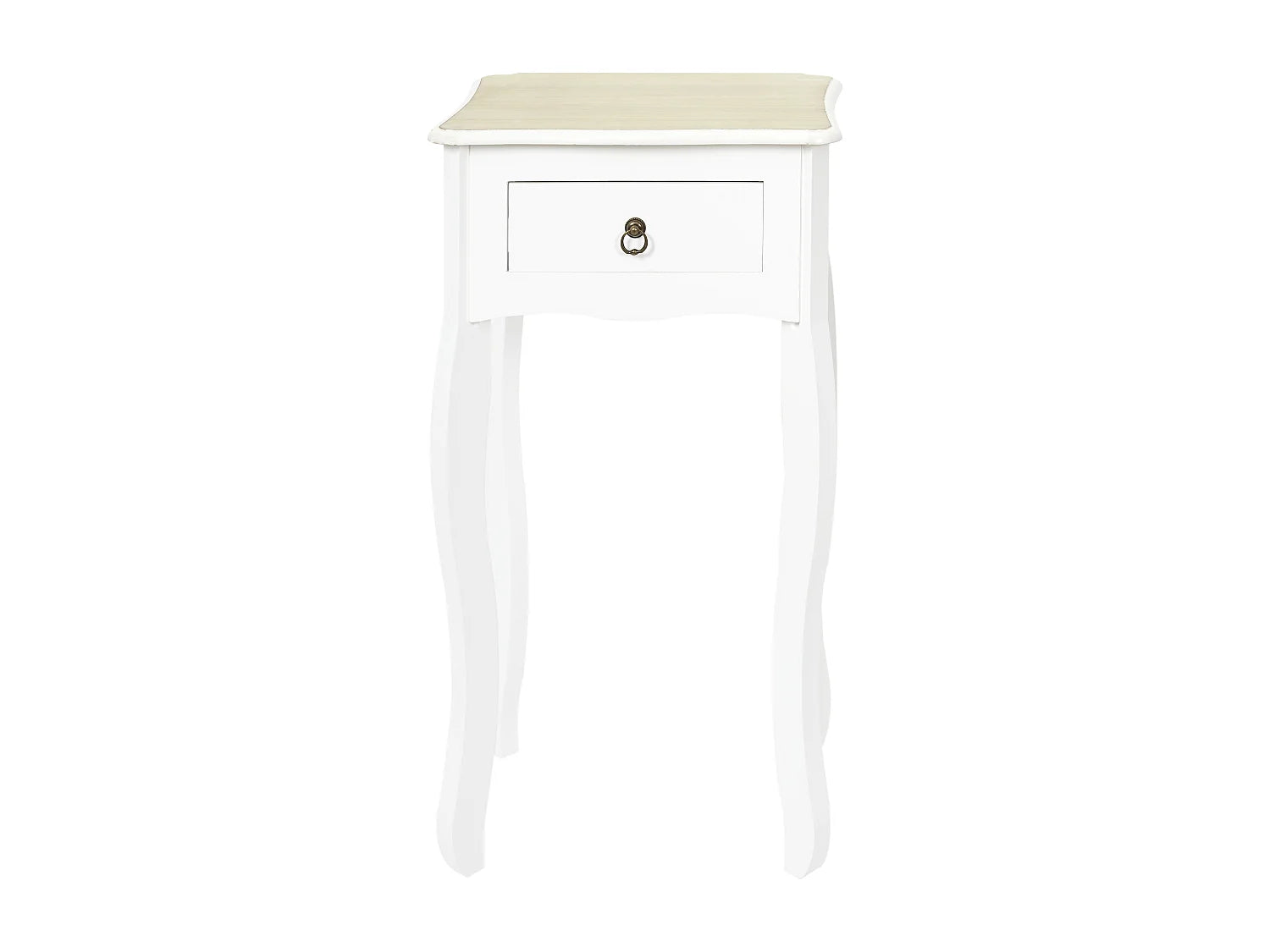 Bout de canapé haut blanc style rétro – ALBA