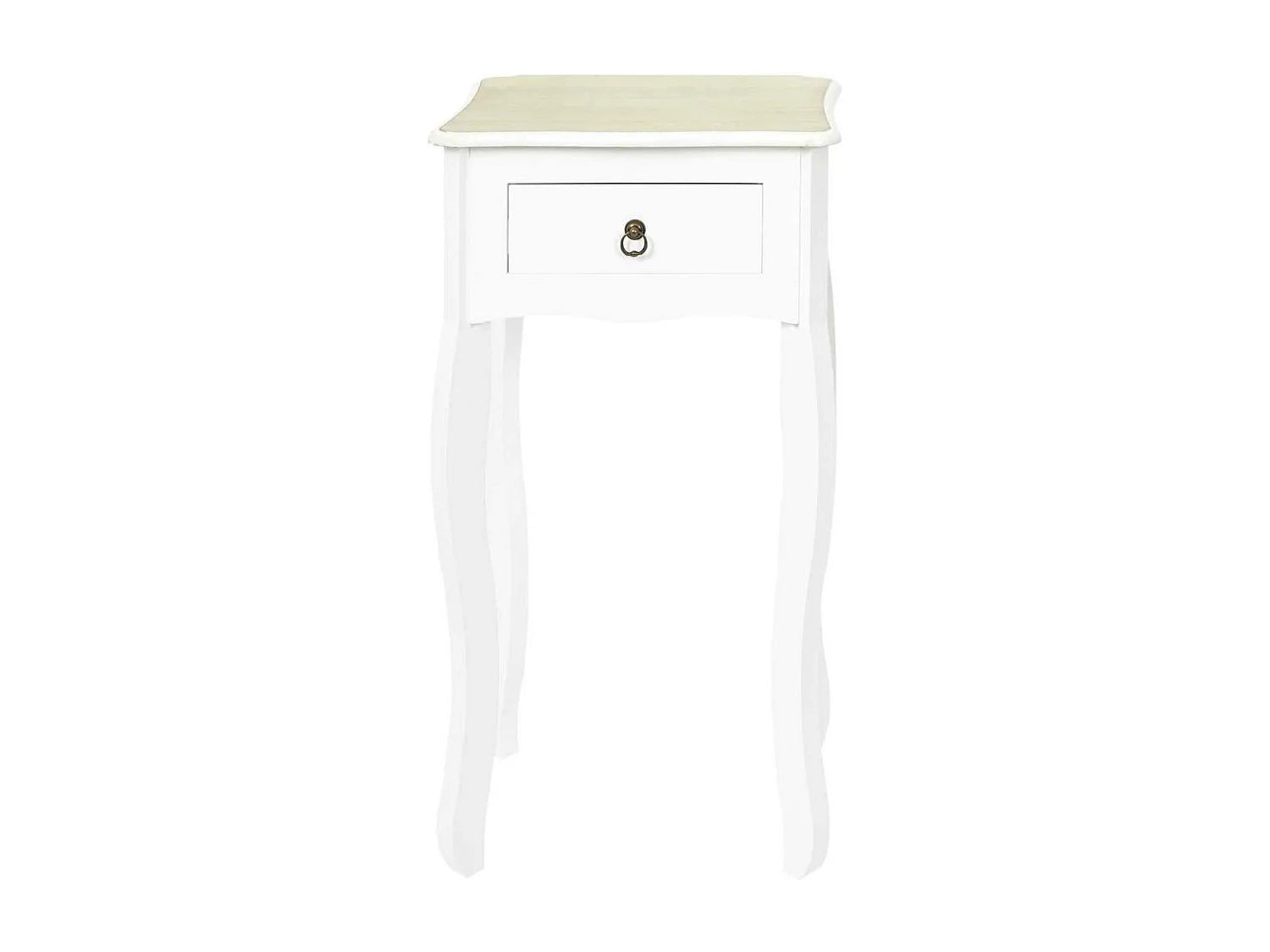 Bout de canapé haut blanc style rétro – ALBA