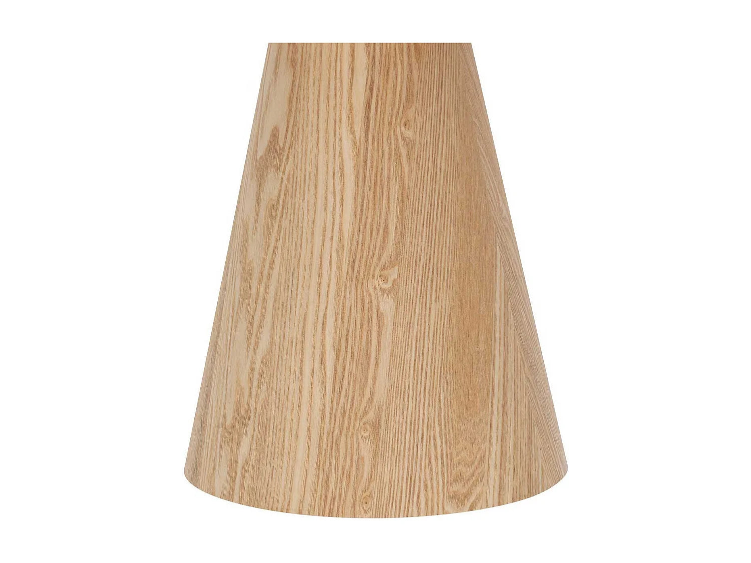 Bout de canapé rond design en bois beige mat – FRENYA