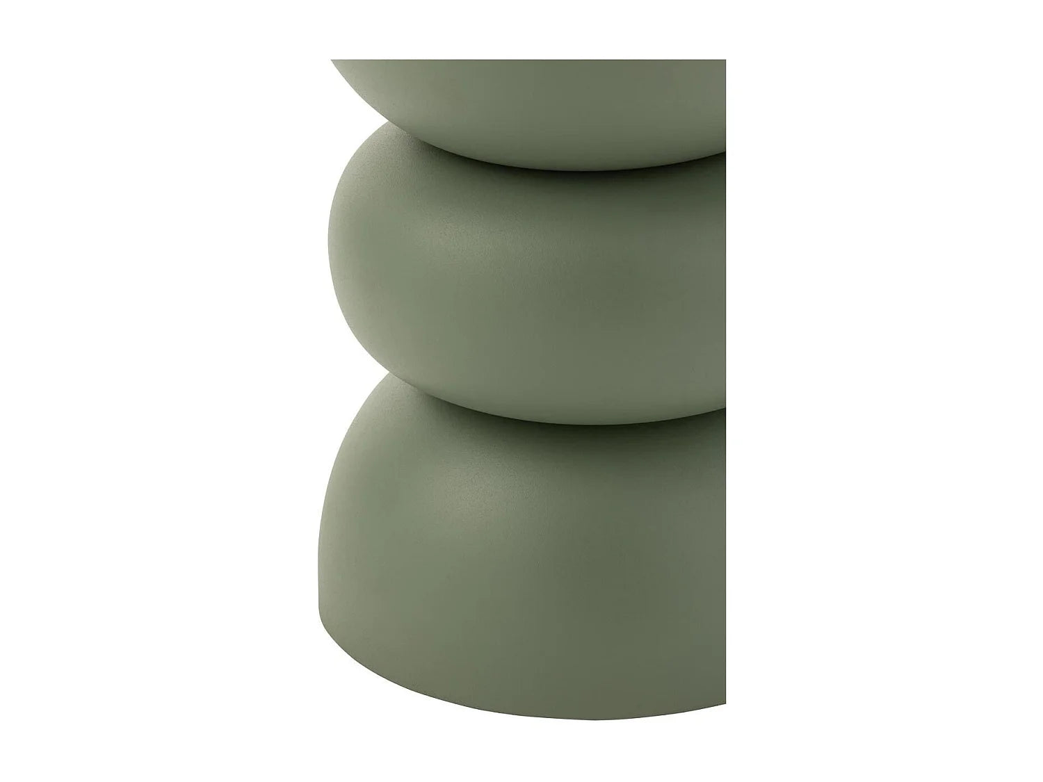 Bout de canapé design en métal vert – FOLIA