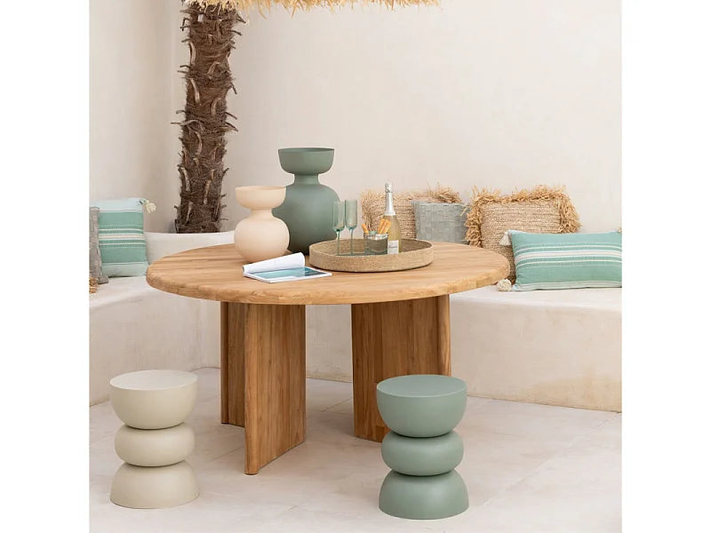 Bout de canapé design en métal vert – FOLIA