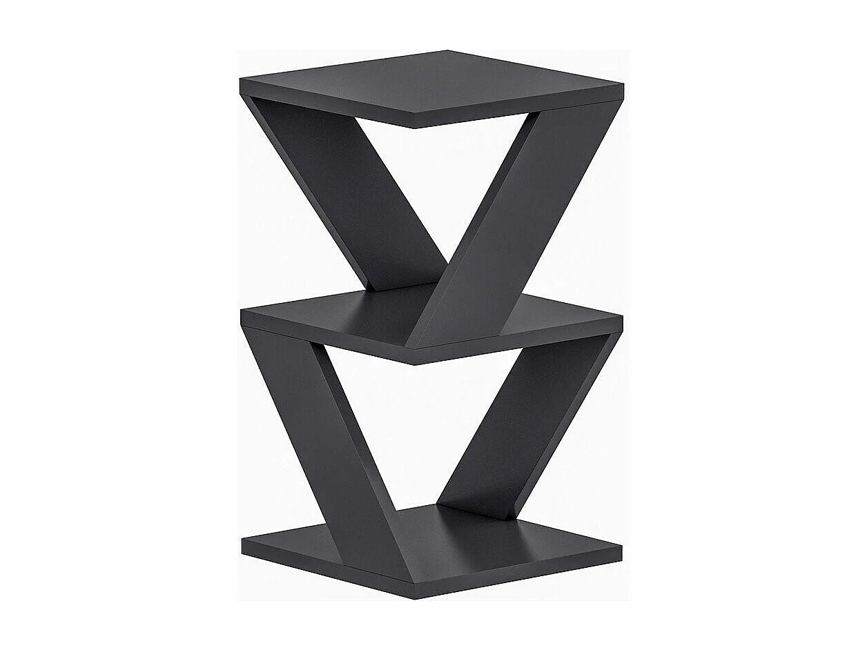 Bout de canapé 3 niveaux gris anthracite – ARDEA