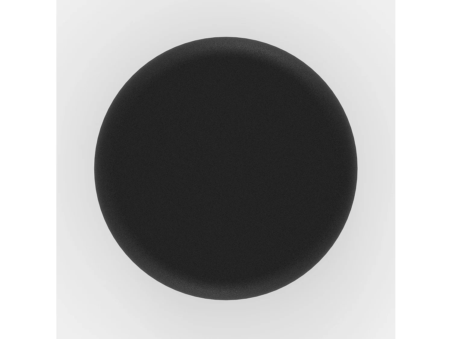 Bout de canapé rond en métal noir sculptural – TRIVELA