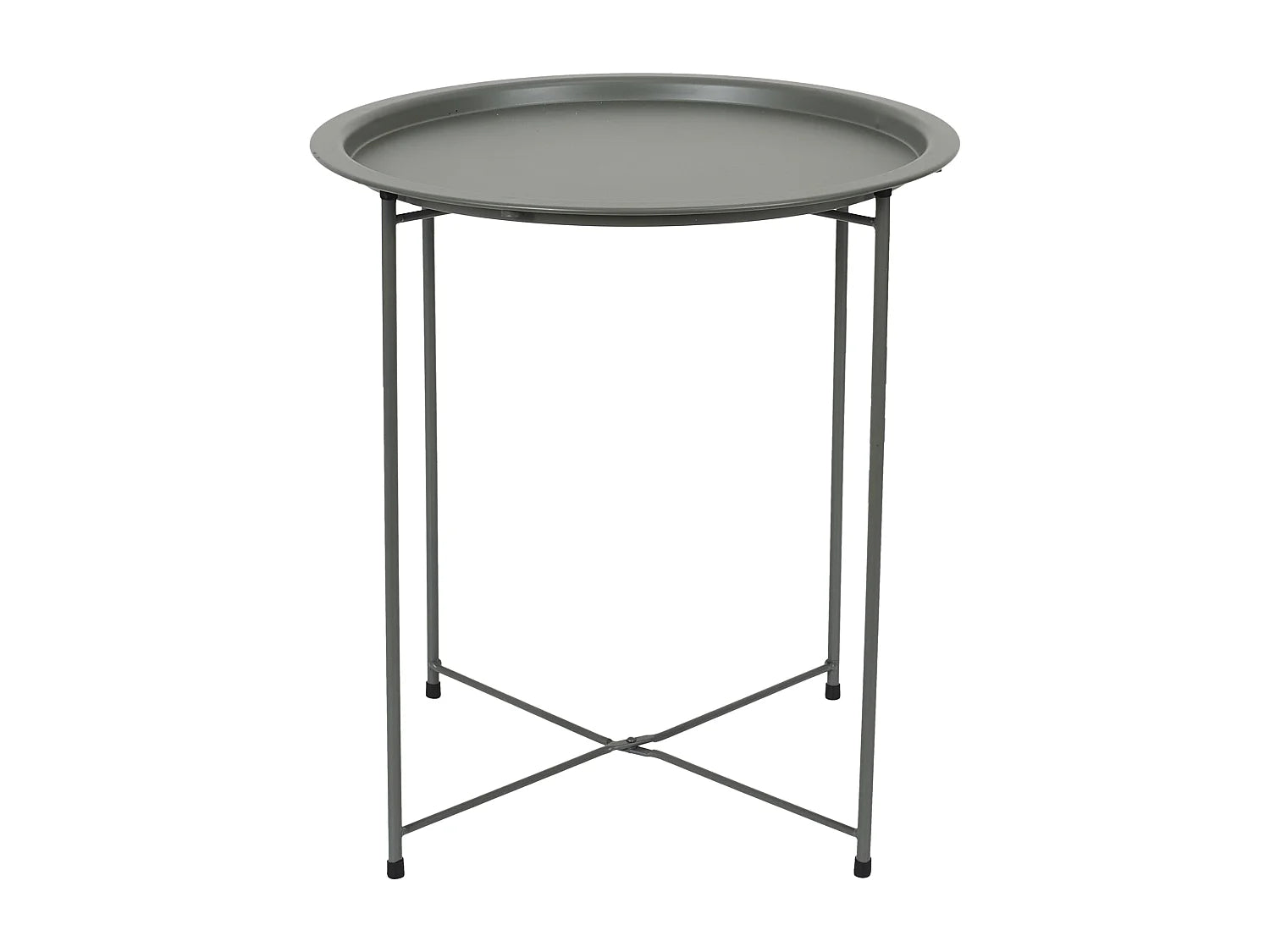 Bout de canapé en métal vert olive – OLIVANE