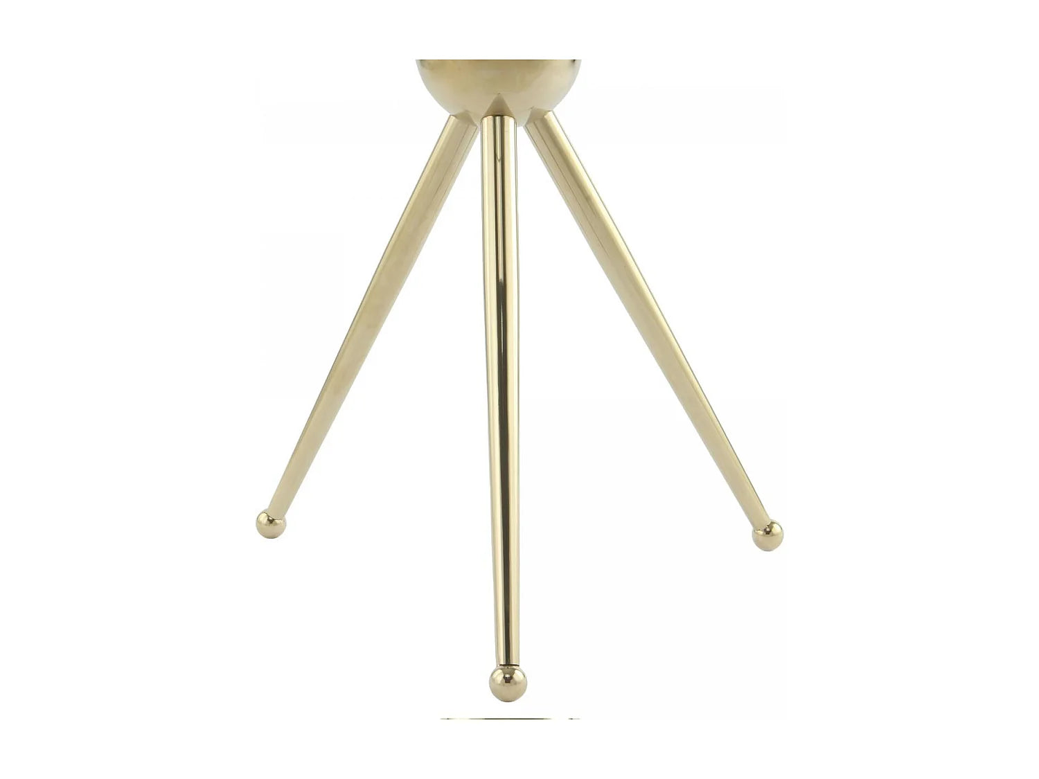 Bout de canapé carré inox doré fait main – SOLEIL