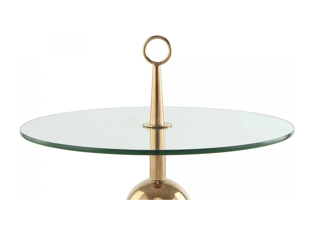 Bout de canapé carré inox rose et clair – AURORE