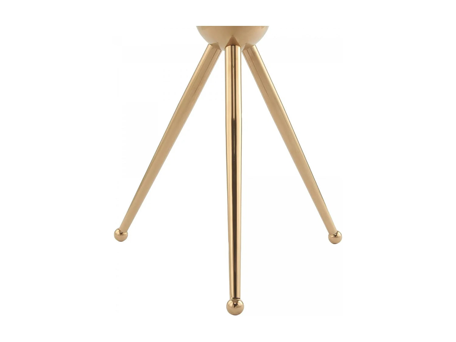 Bout de canapé carré inox rose et clair – AURORE