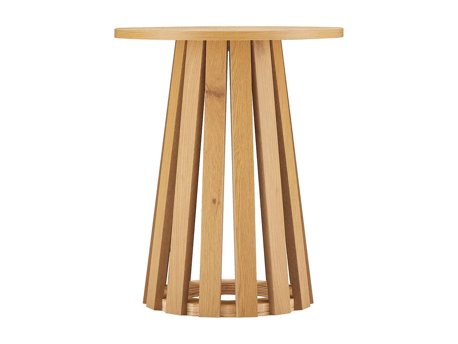 Bout de canapé rond bois style scandinave – HALLA