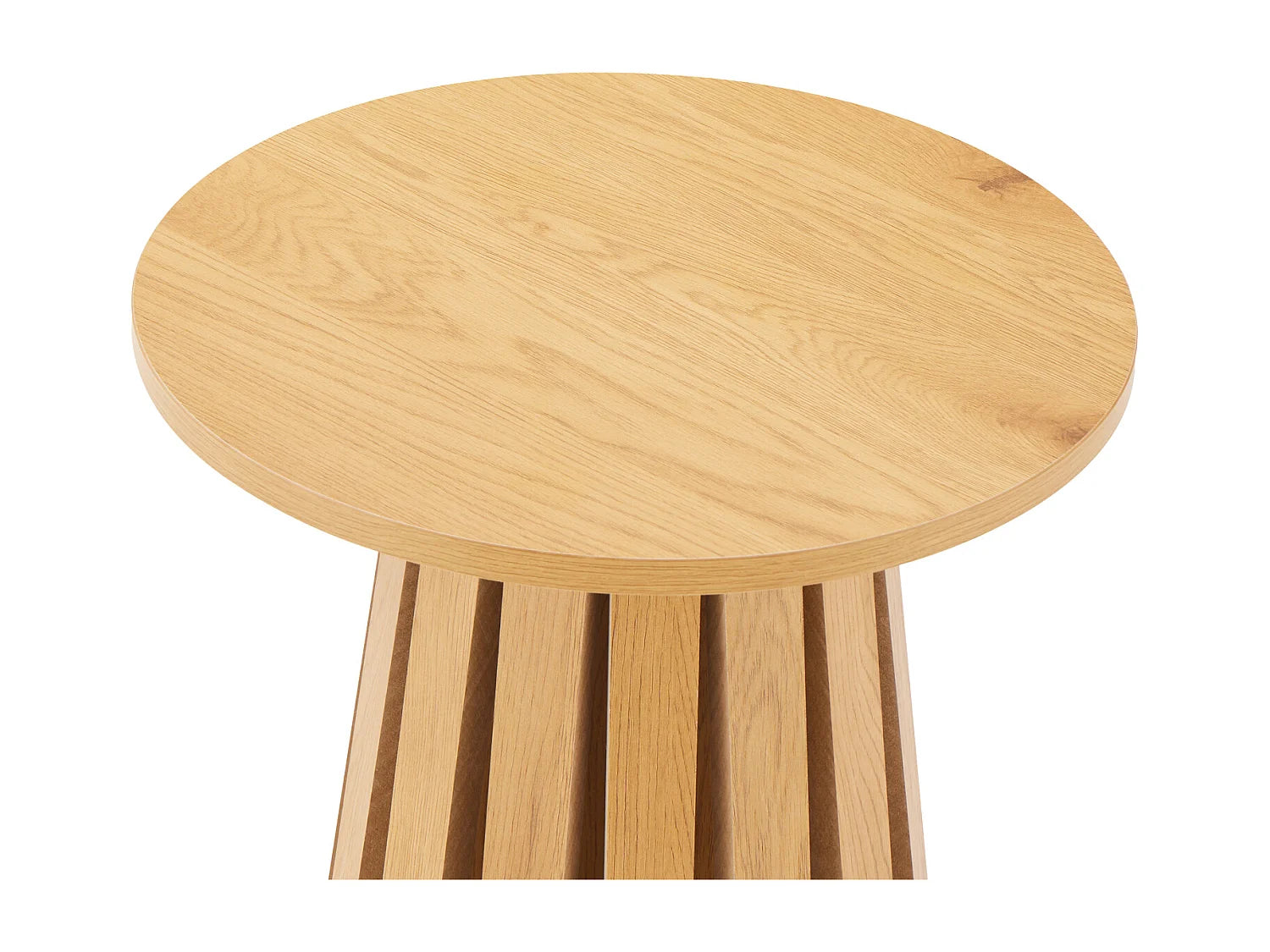 Bout de canapé rond bois style scandinave – HALLA