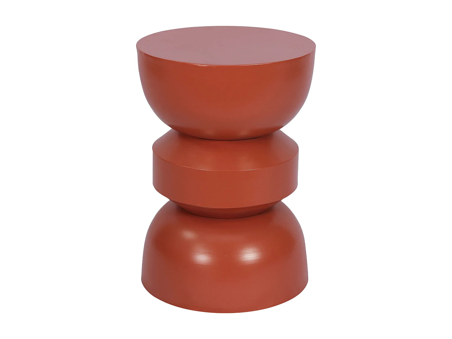 Bout de canapé en métal terracotta extérieur – ARGILO
