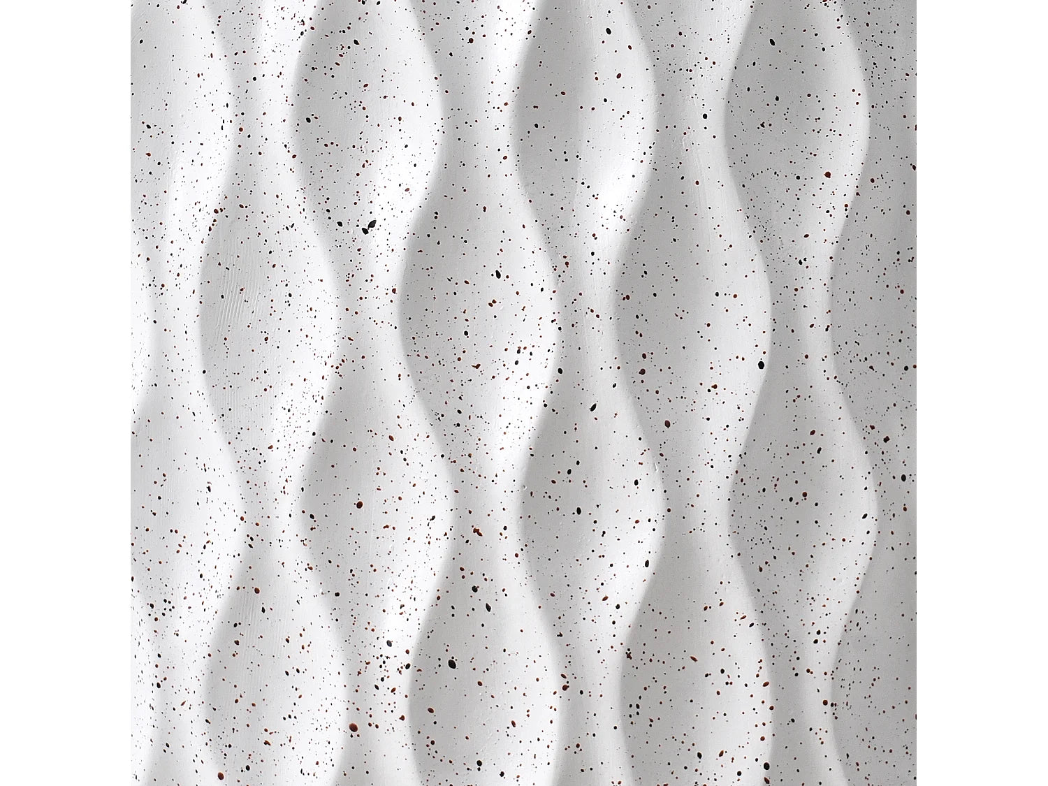 Bout de canapé rond céramique terrazzo blanc – SABLON