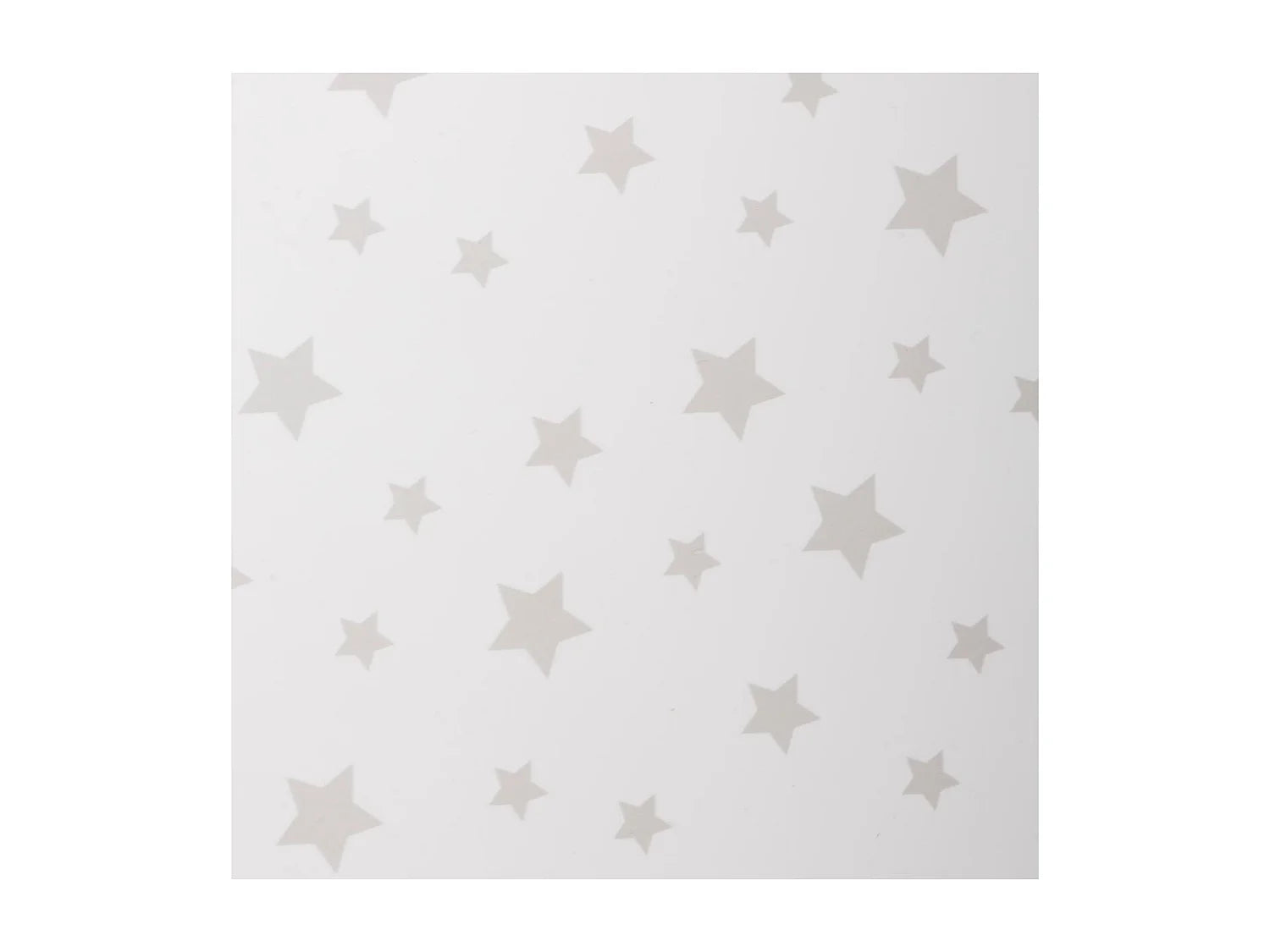 Bout de canapé rond en bois gris motif étoiles – ESTELO
