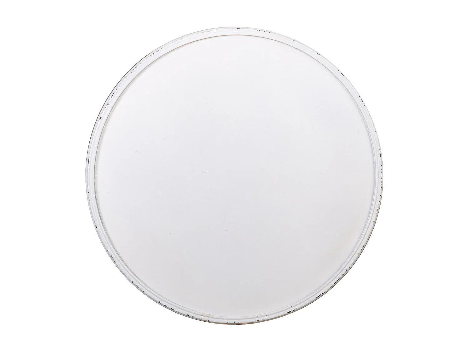 Bout de canapé haut métal blanc vieilli – BREEZA