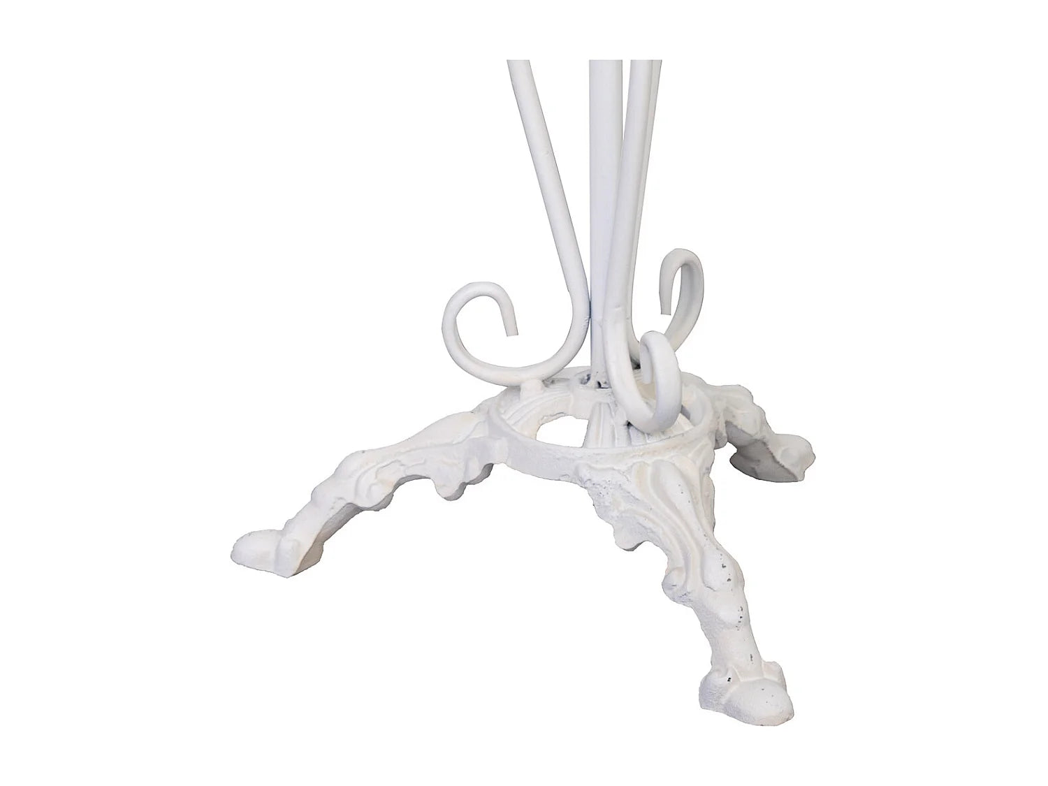 Bout de canapé haut métal blanc vieilli – BREEZA