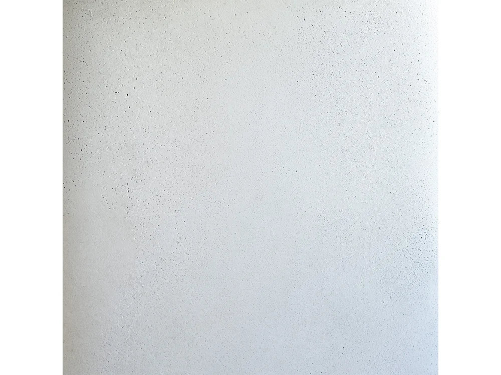 Bout de canapé rond effet béton blanc – SANTORIN