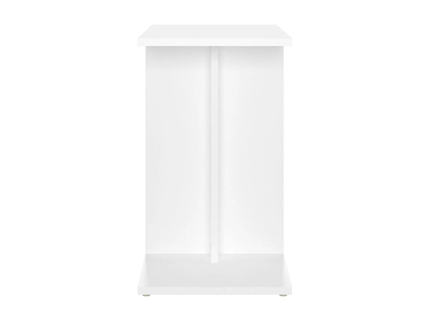Bout de canapé en bois blanc avec rangement – NIVELA