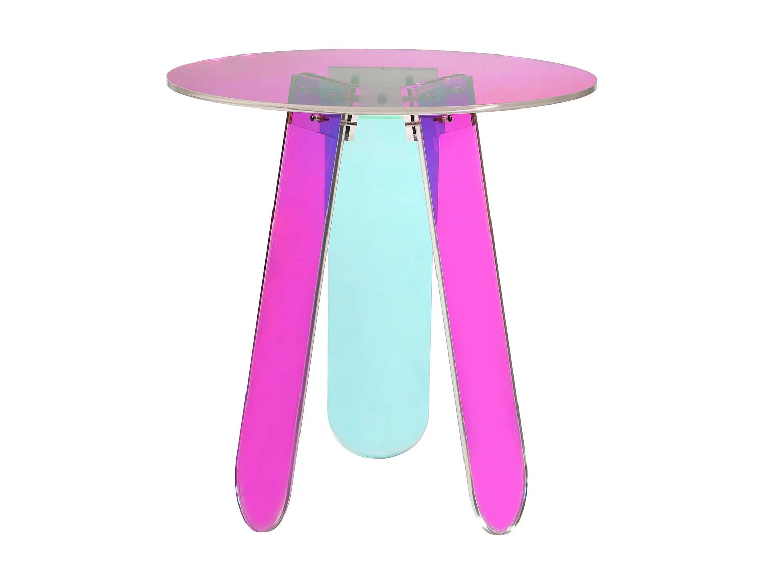 Bout de canapé carré acrylique transparent – IRISIA