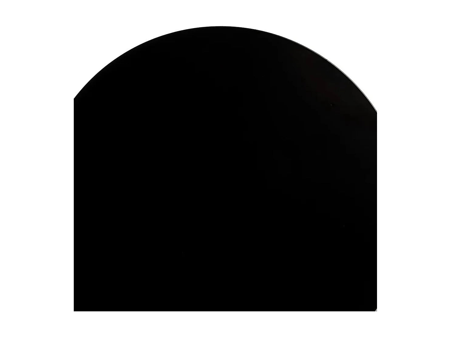 Bout de canapé rond métal noir intérieur extérieur – SOLIS