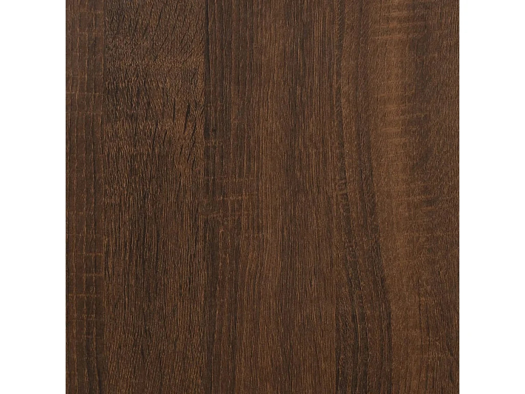 Bout de canapé en chêne marron, esprit industriel – ATELIER