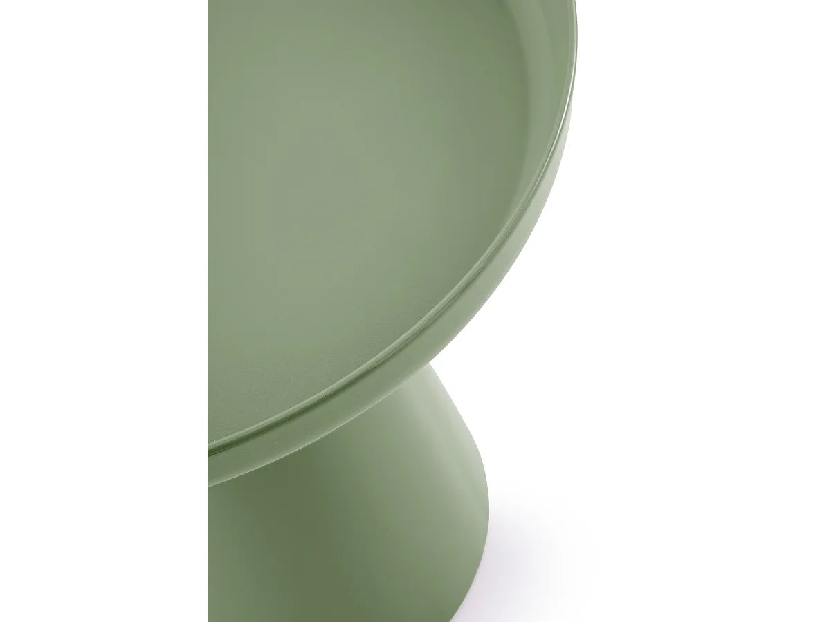 Bout de canapé conique verre vert menthe – MENTA
