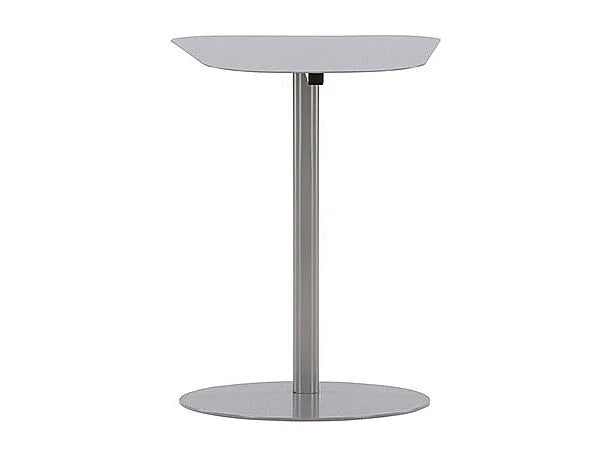 Bout de canapé d'angle ovale en acier gris – FJORD