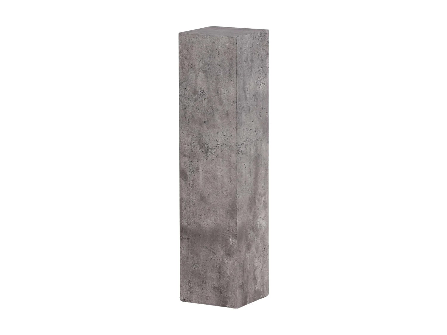 Bout de canapé colonne effet béton ciré gris – PILASTRA